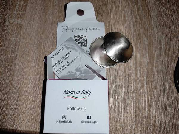 Προστατευτικά κυπελλακια θηλών από ασήμι