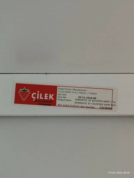 Βρεφική κούνια Cilek Romantic
