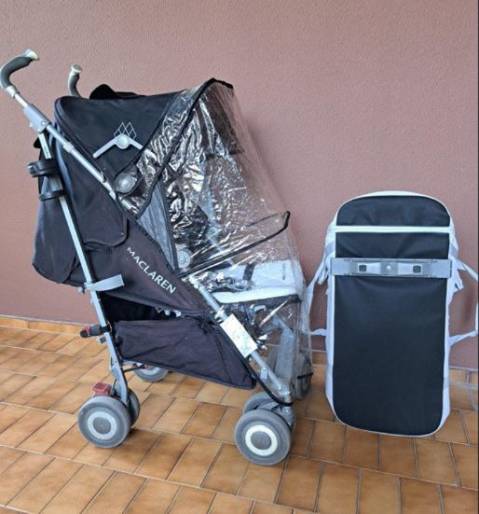 ΠΩΛΕΙΤΑΙ Καρότσι μωρού Maclaren Techno XLR + πορτ μπεμπέ + buggy board