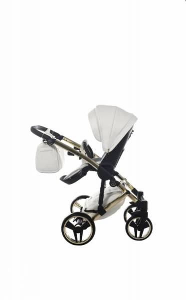 Καρότσι Junama  White  Gold Slate