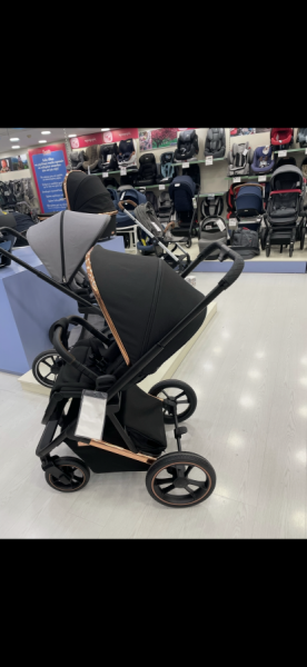 Καρότσι Moon Luxury edition 3 σε 1 + port Bebe + αυγό Cybex Aton 5