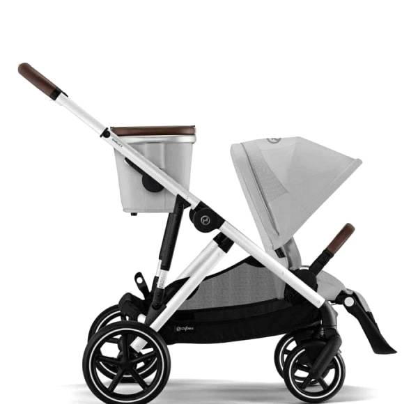 Καρότσι διδύμων Cybex Gazelle S Silver Lava Grey