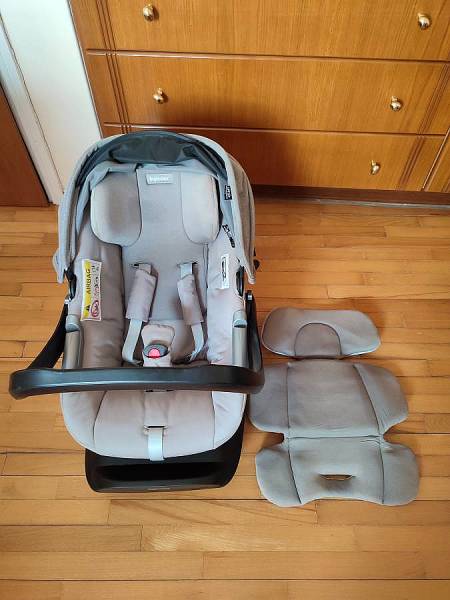Inglesina κάθισμα αυτοκινήτου electa (40-75cm) buttery beige/η βαση του ειναι με ζώνη 3 σημείων αυτοκινήτου/ εχει και δευτερη επλογη με βαση Darwin i-Size νεα οδηγια