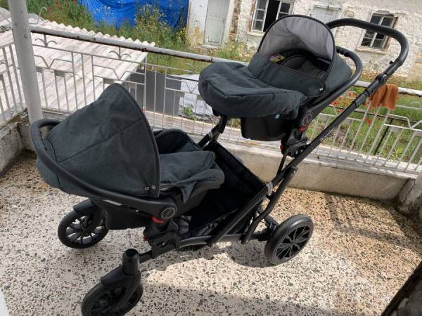 Καρότσι δίδυμων kunert booster 3 in 1