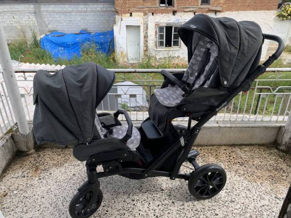 Καρότσι δίδυμων kunert booster 3 in 1