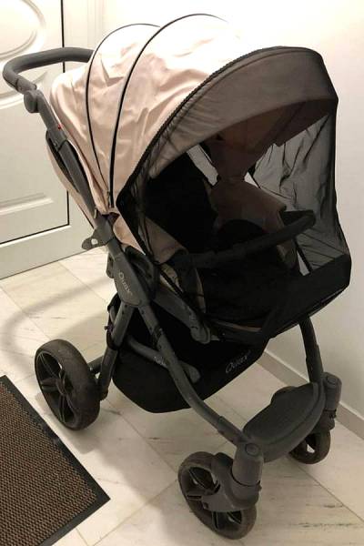 Παιδικό Καρότσι Quax  ΠΟΛΥΚΑΡΟΤΣΙ “AVENUE DUO” ROMANTIC PINK  Avenue & Vogue & Crooz - Isofix βάση.